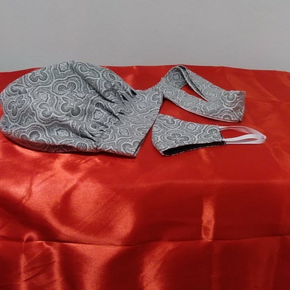 🔥Sale🔥 African Bonnet and Matching Face Mask Combo - Picture 6 of 7